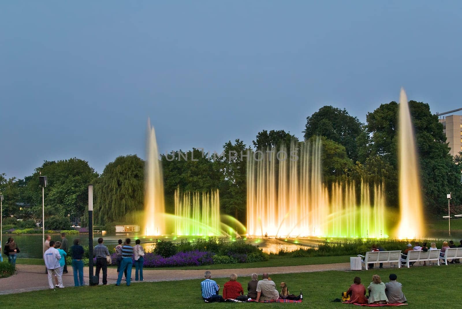 Water and light shows