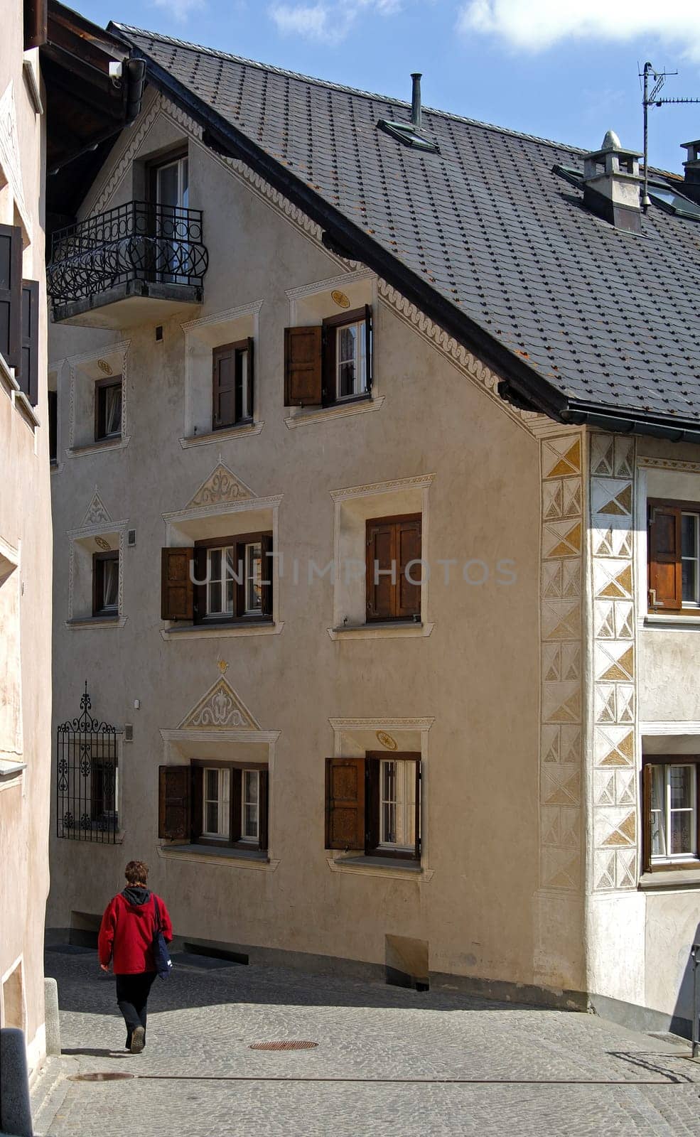 In Samedan,Engadine,Switzerland