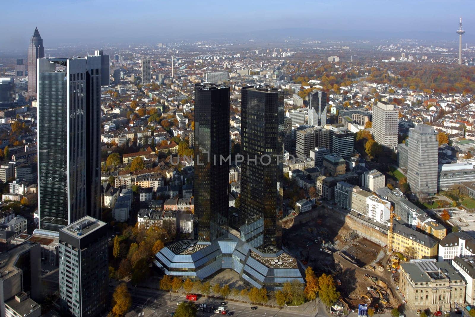 View of Frankfurt's banking district