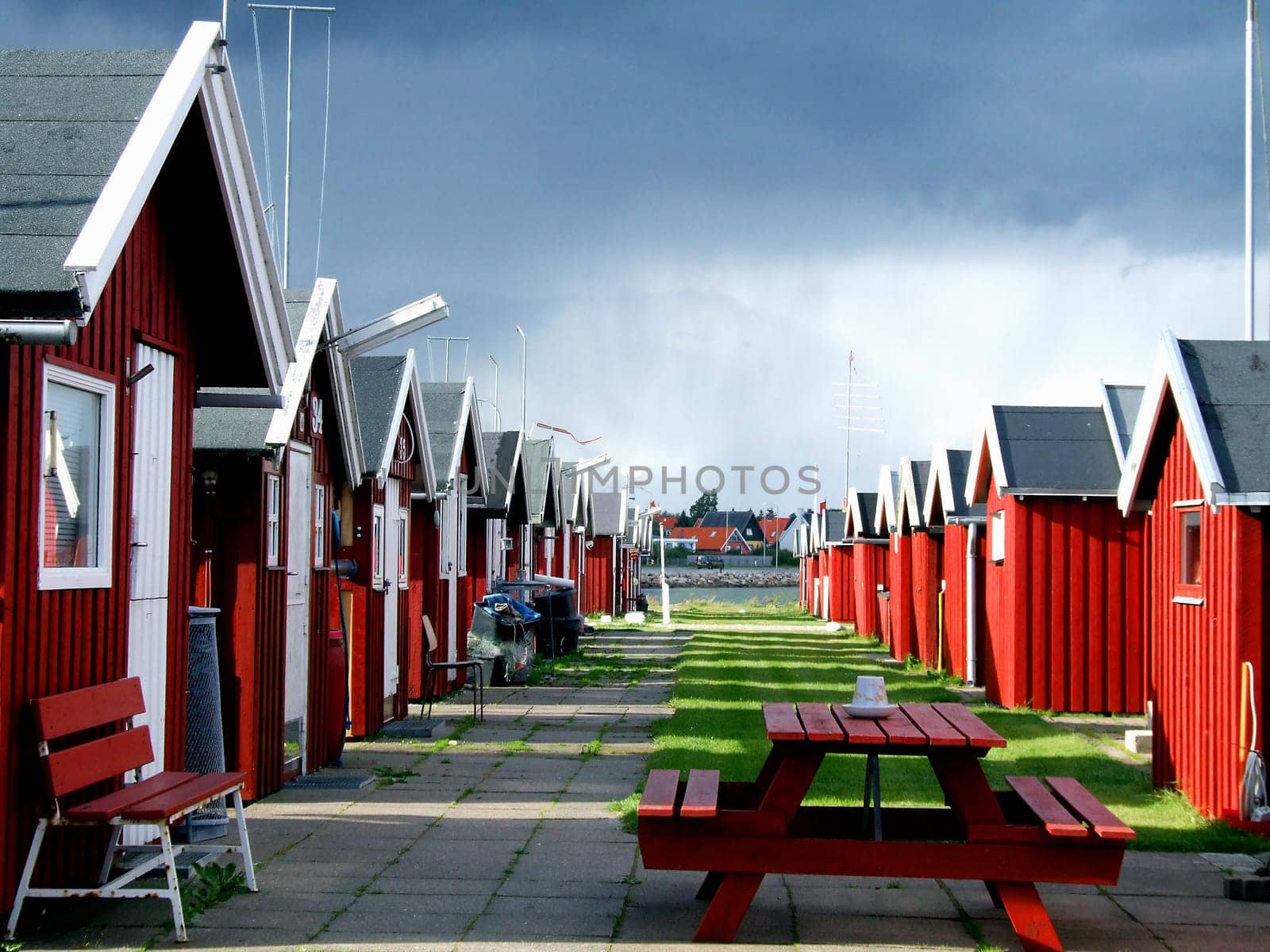 Fishermen's huts