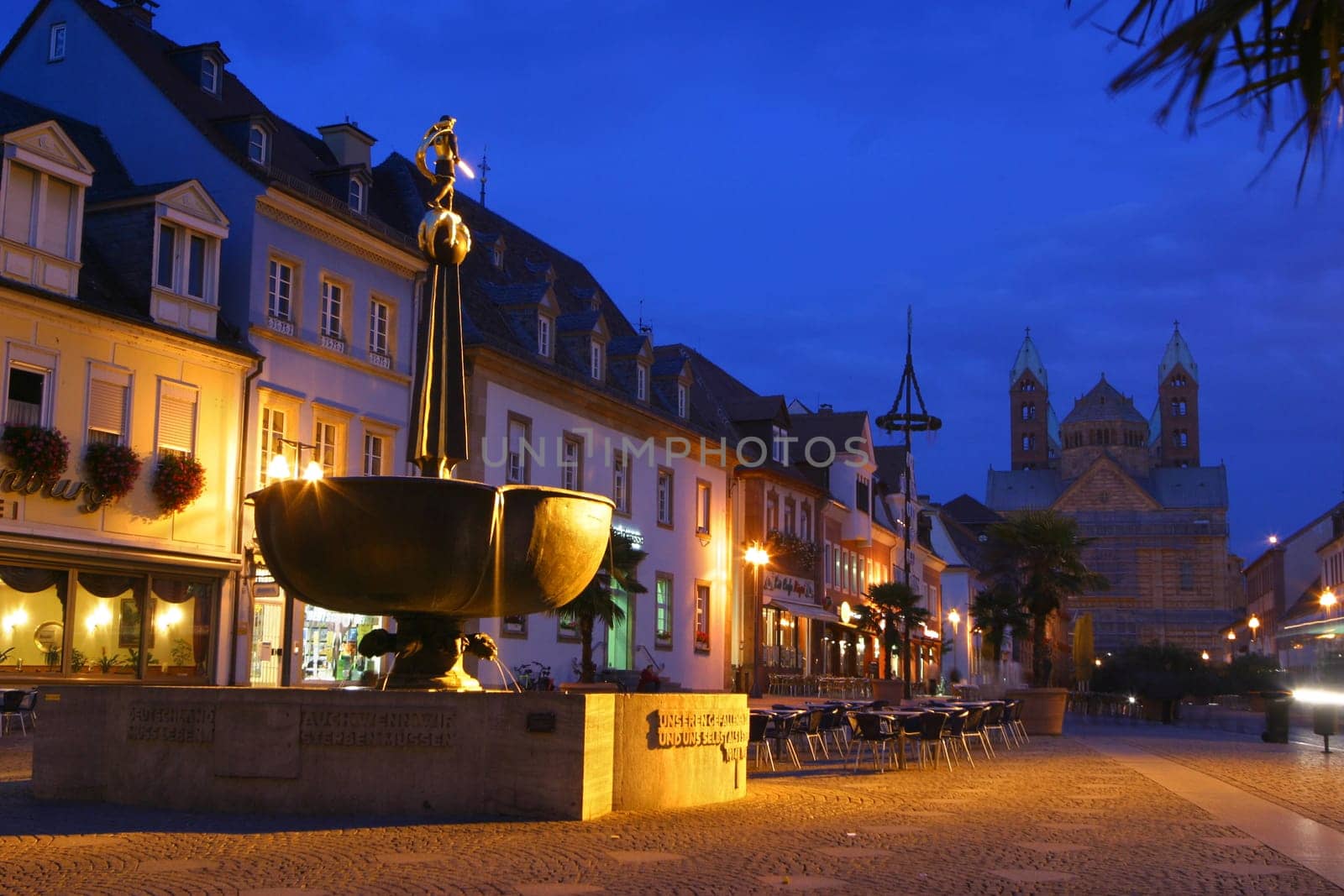 Speyer - Maximilianstraße and Cathedral