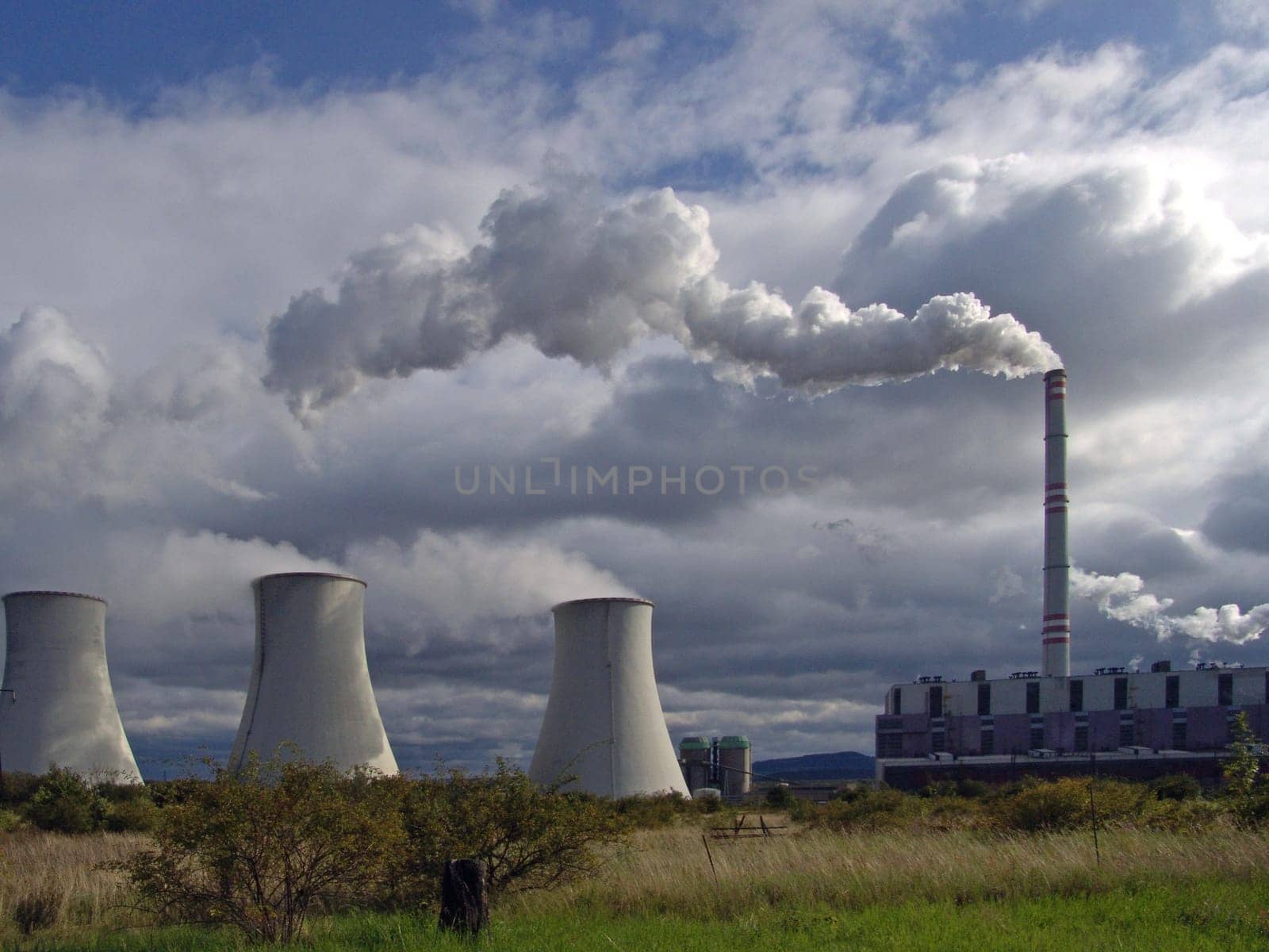 Lignite-fired power plant