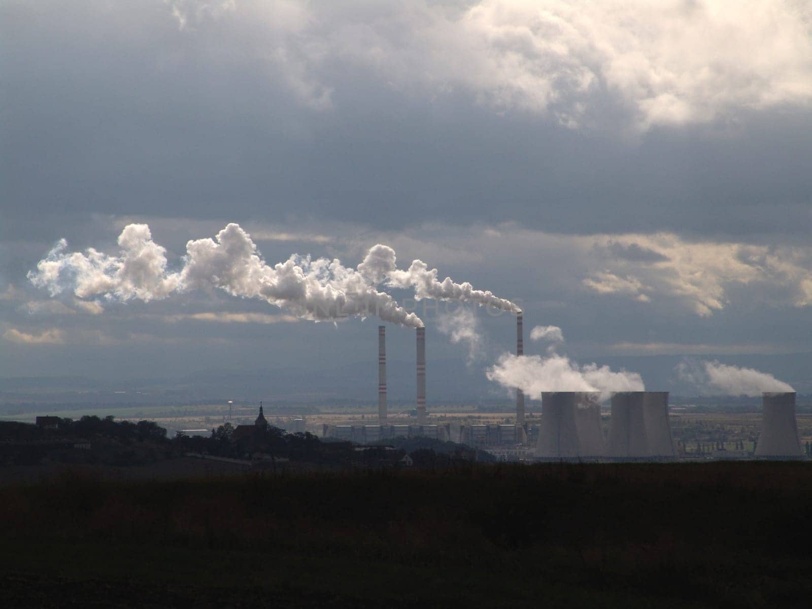 Lignite-fired power plant