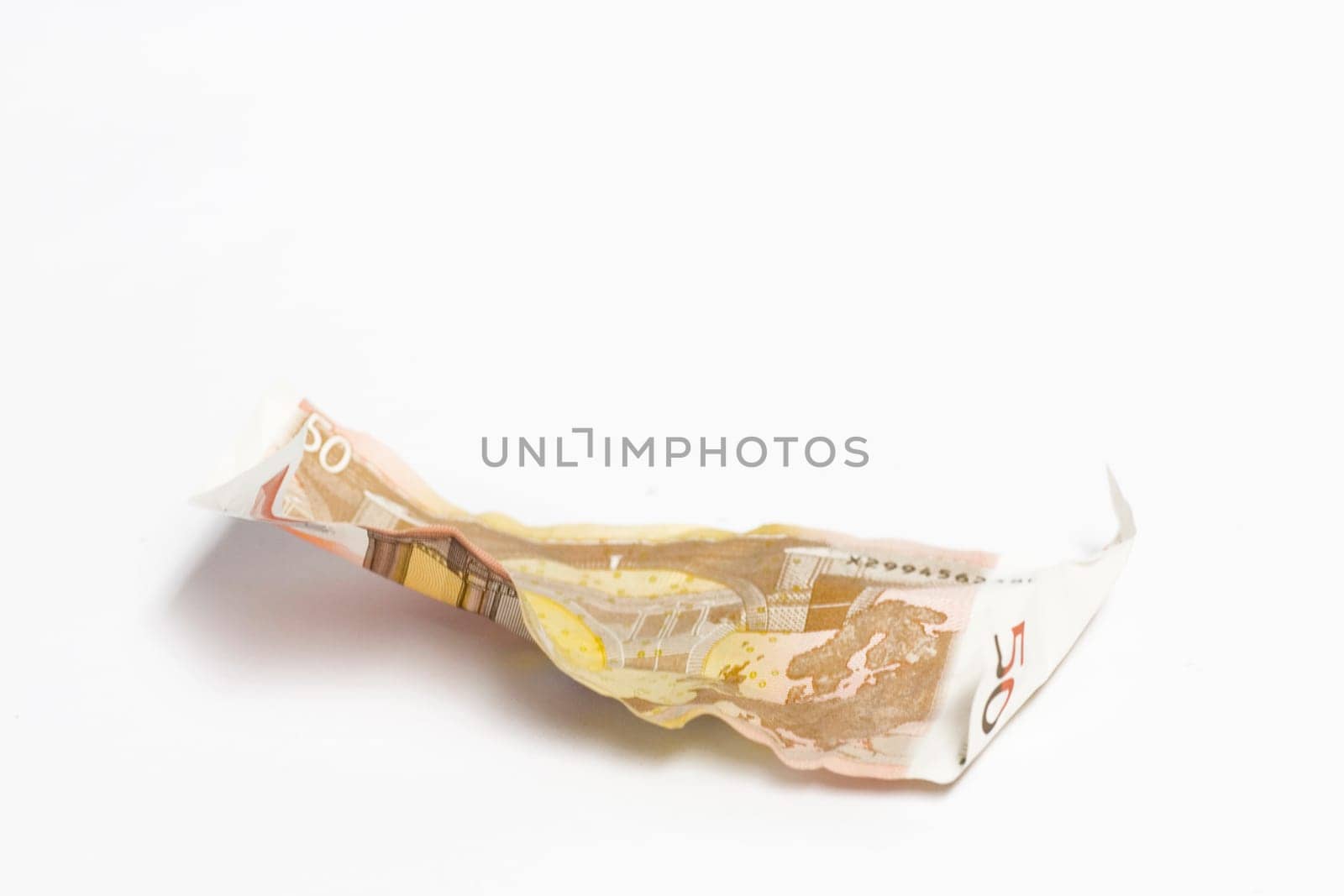 crumpled banknote