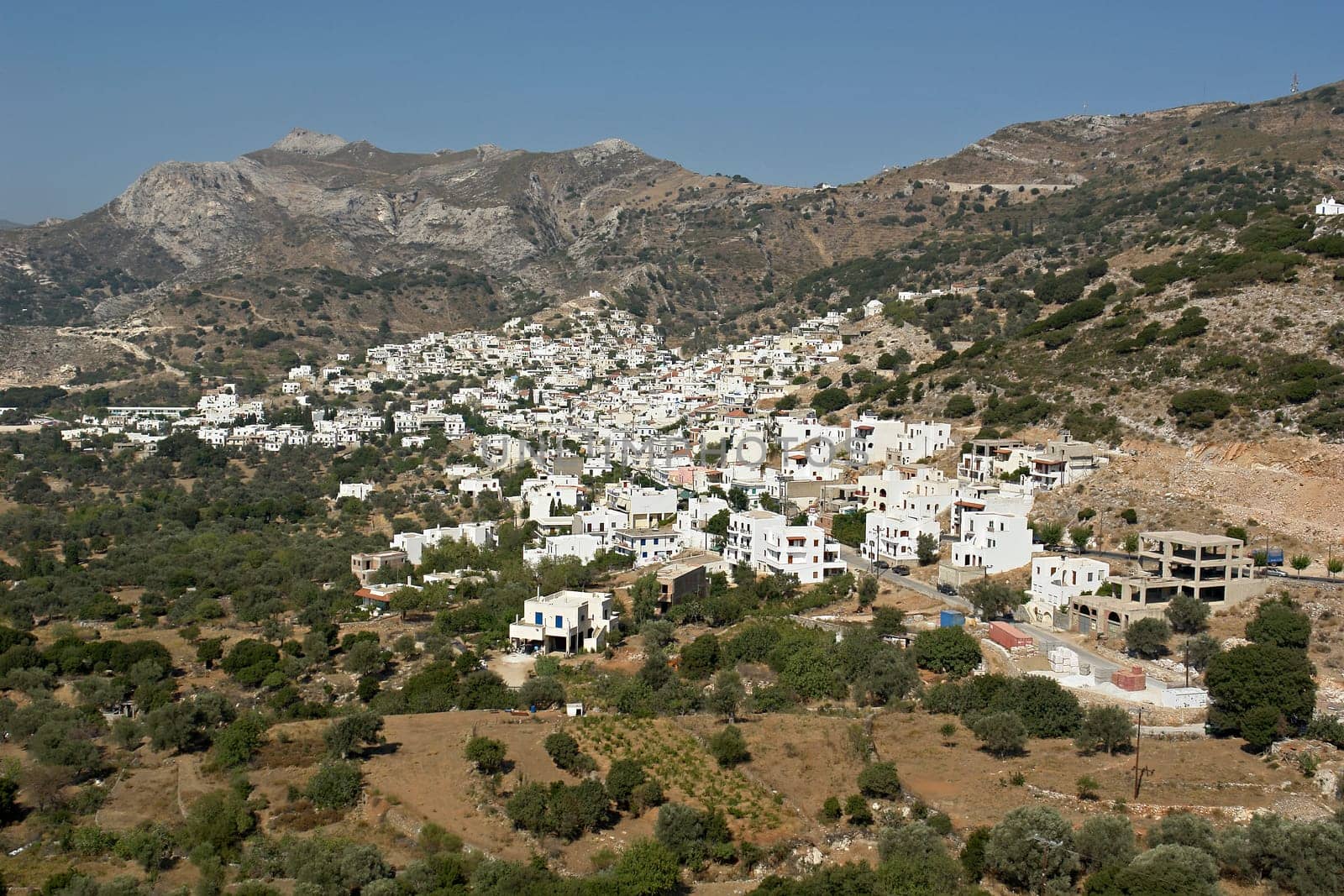 Mountain village of Filoti,Naxos