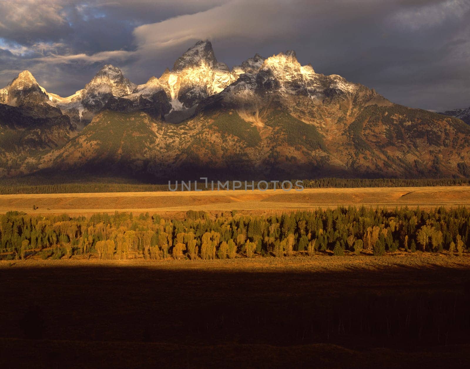 Sunrise in Grand Teton,Wyoming