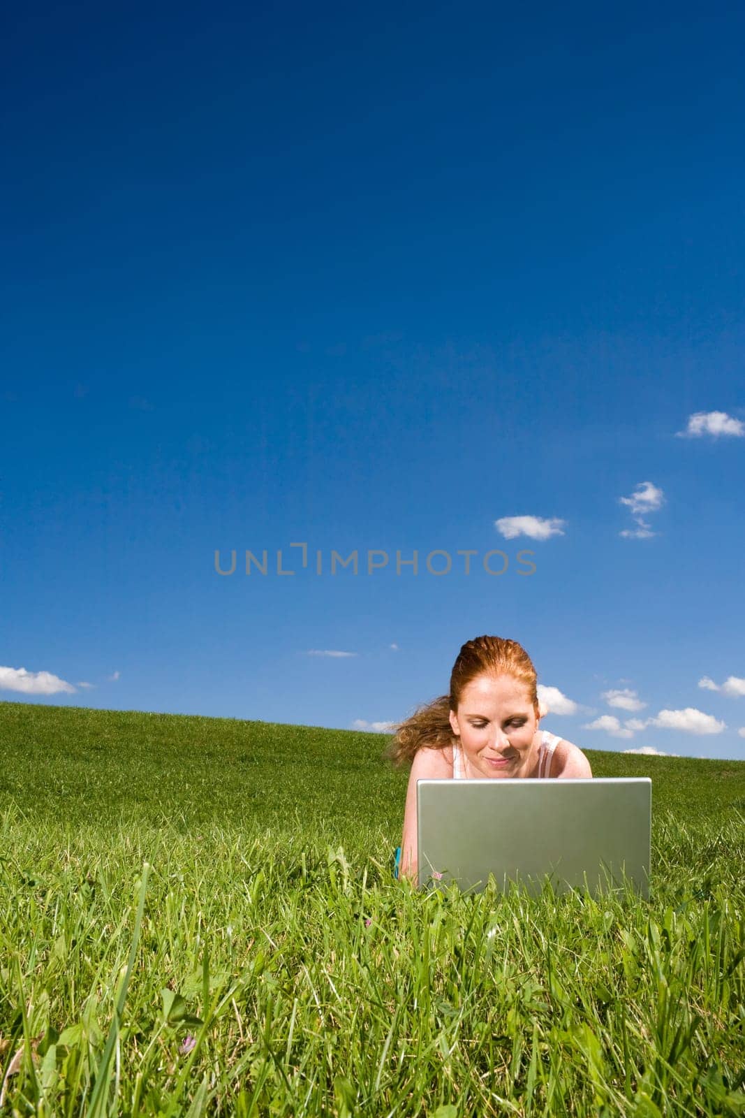 In the grass on the Internet