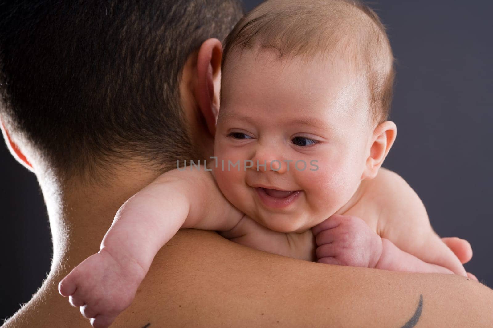 Gurgling baby