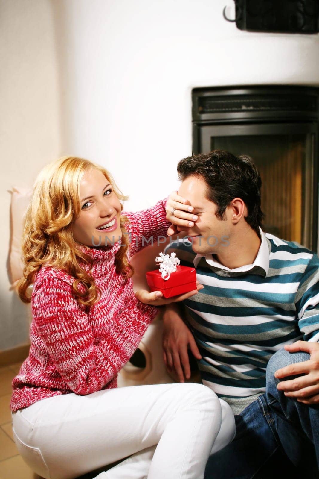 Couple at Christmas