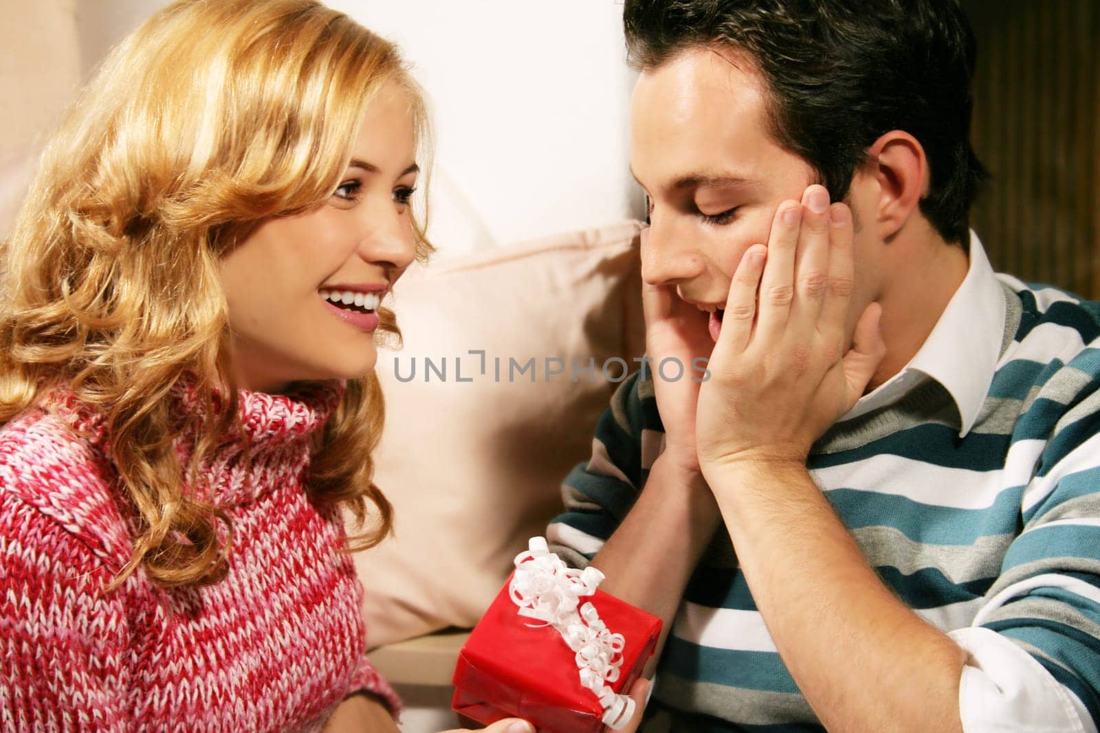Couple at Christmas