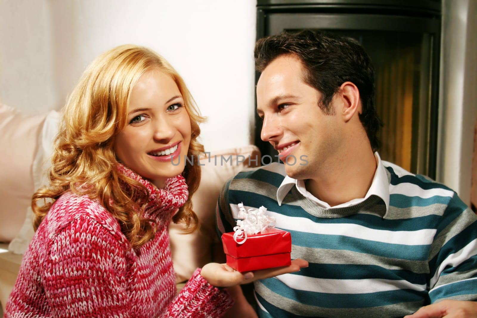 Couple at Christmas