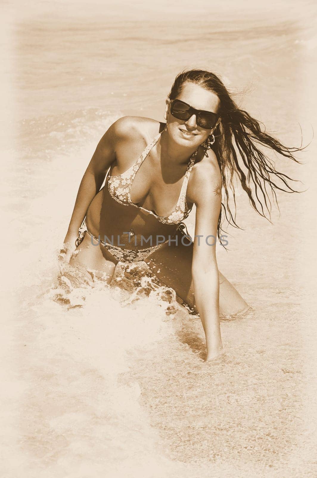 Young woman on the beach