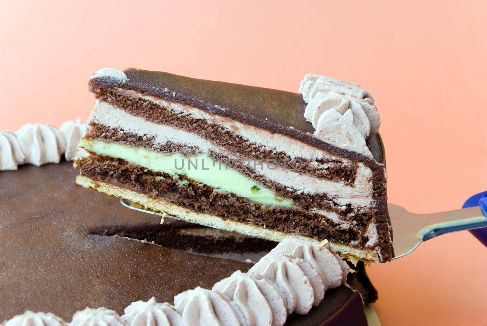 Chocolate Marzipan Cream Cake
