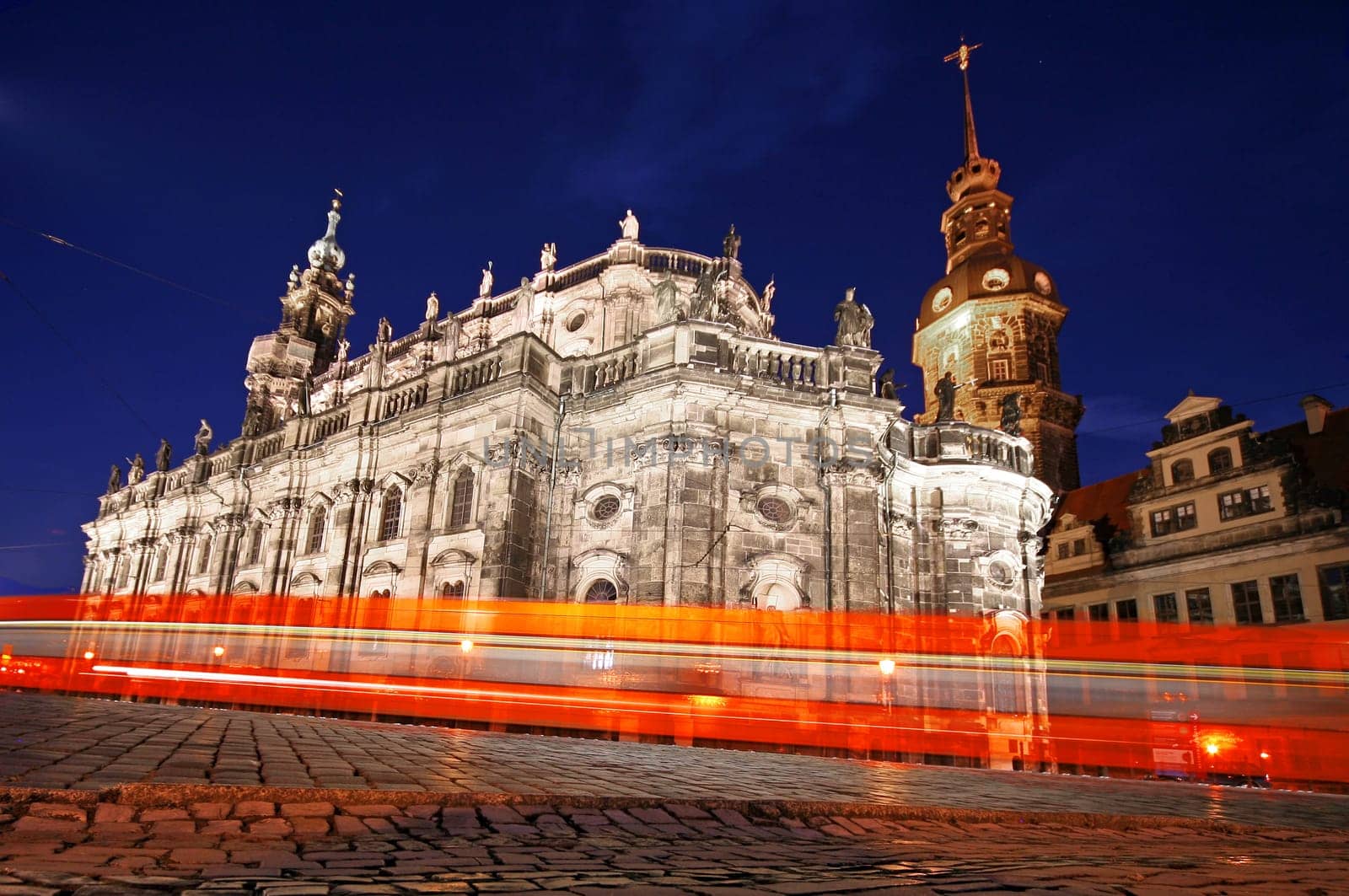 at night in Dresden