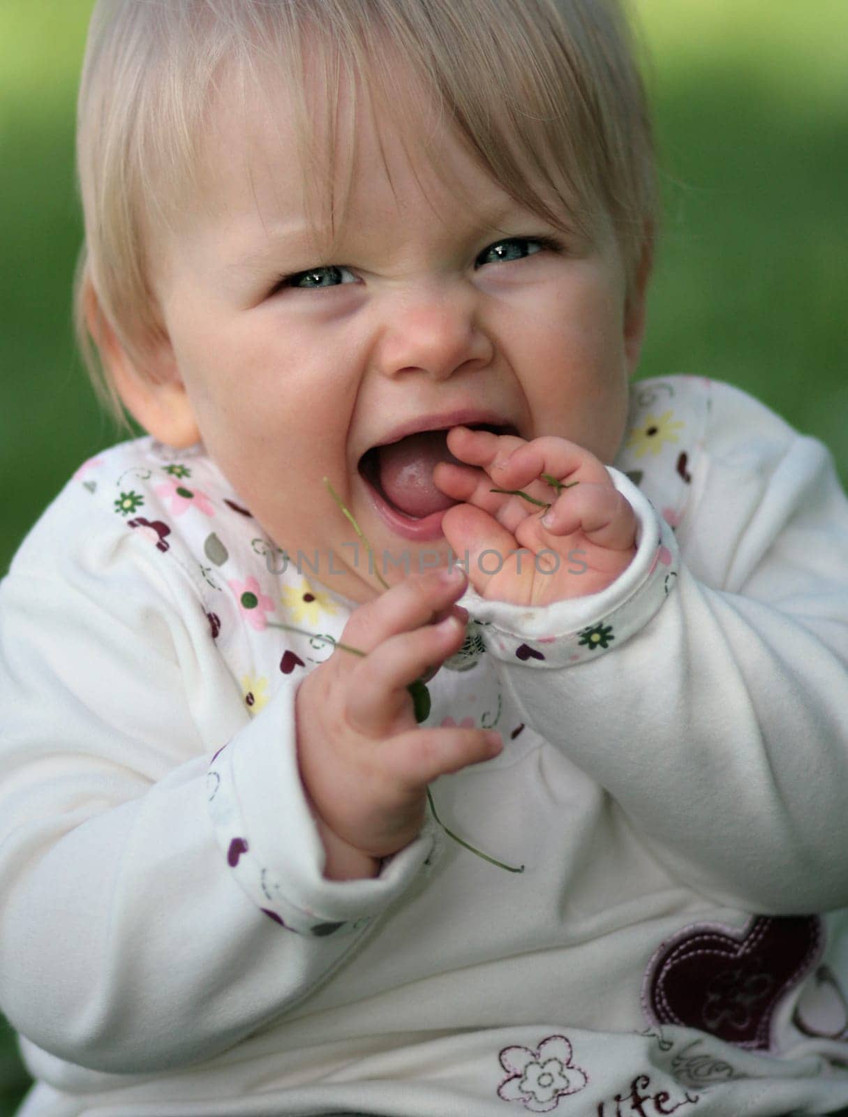 Laughing baby