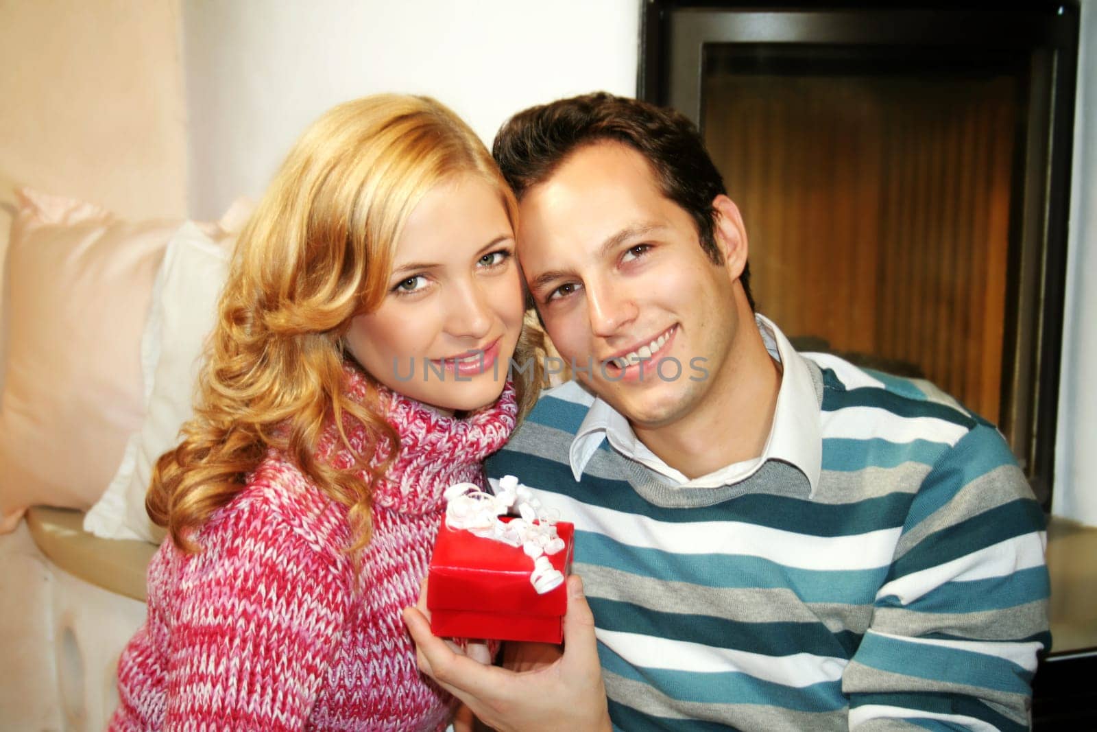 Couple at Christmas