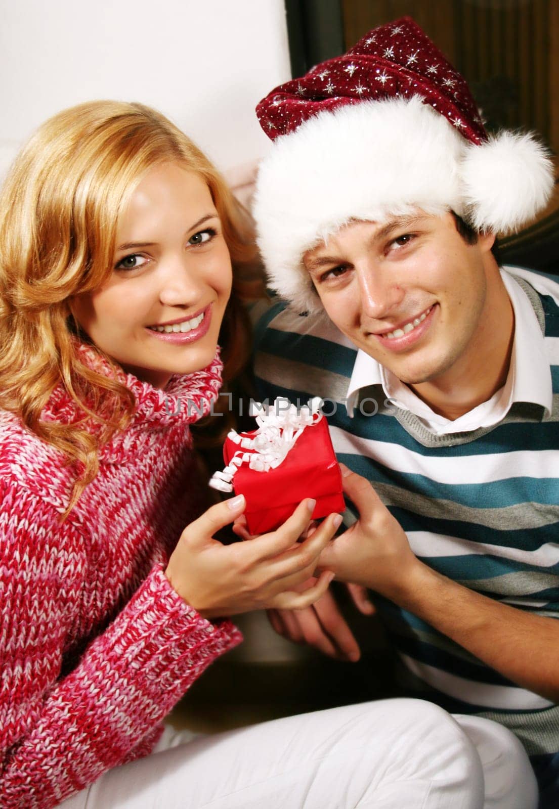 Couple at Christmas