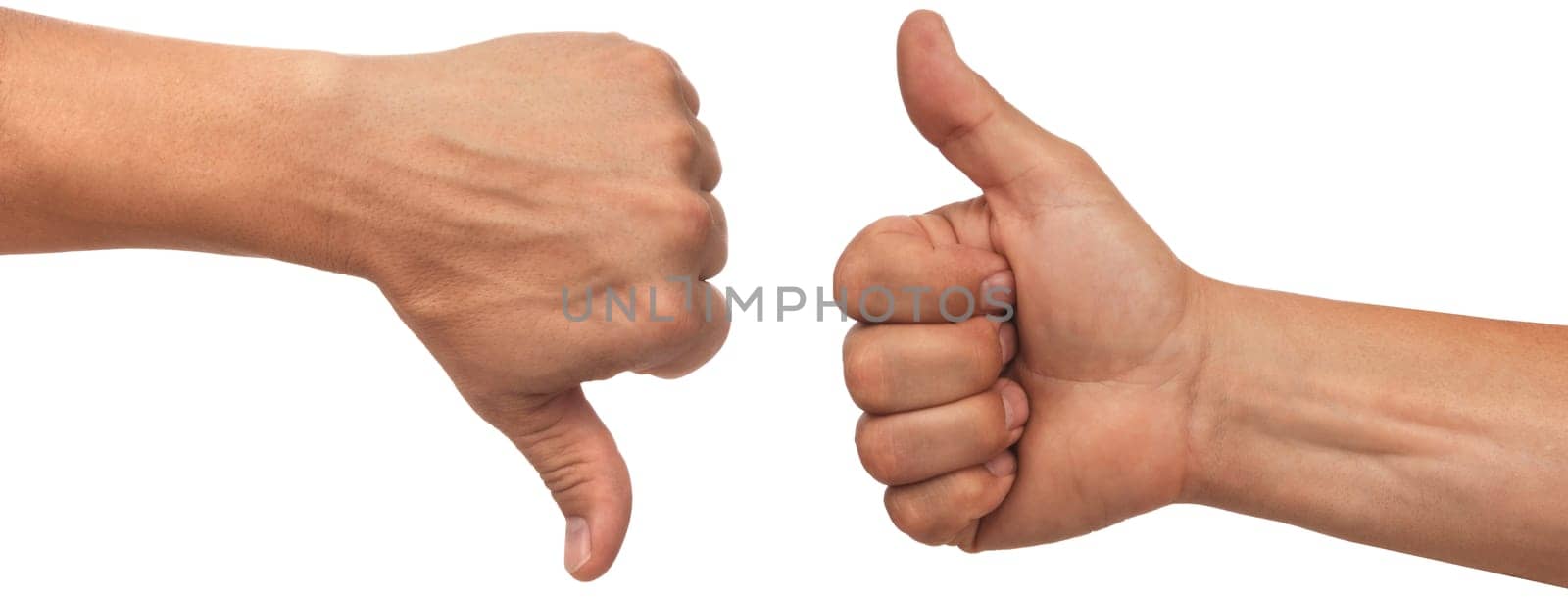 Thumbs up-down