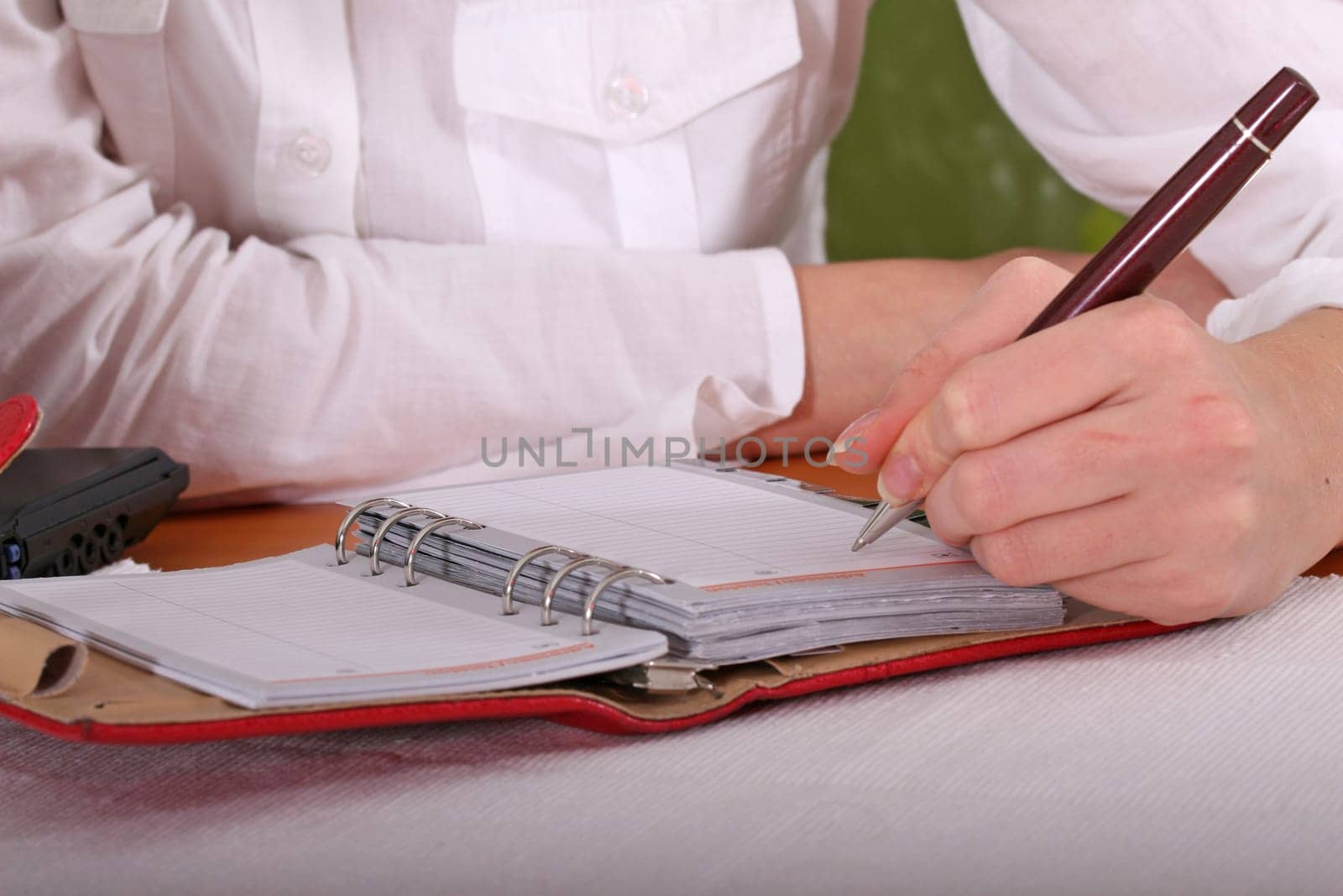 Notes in the planner