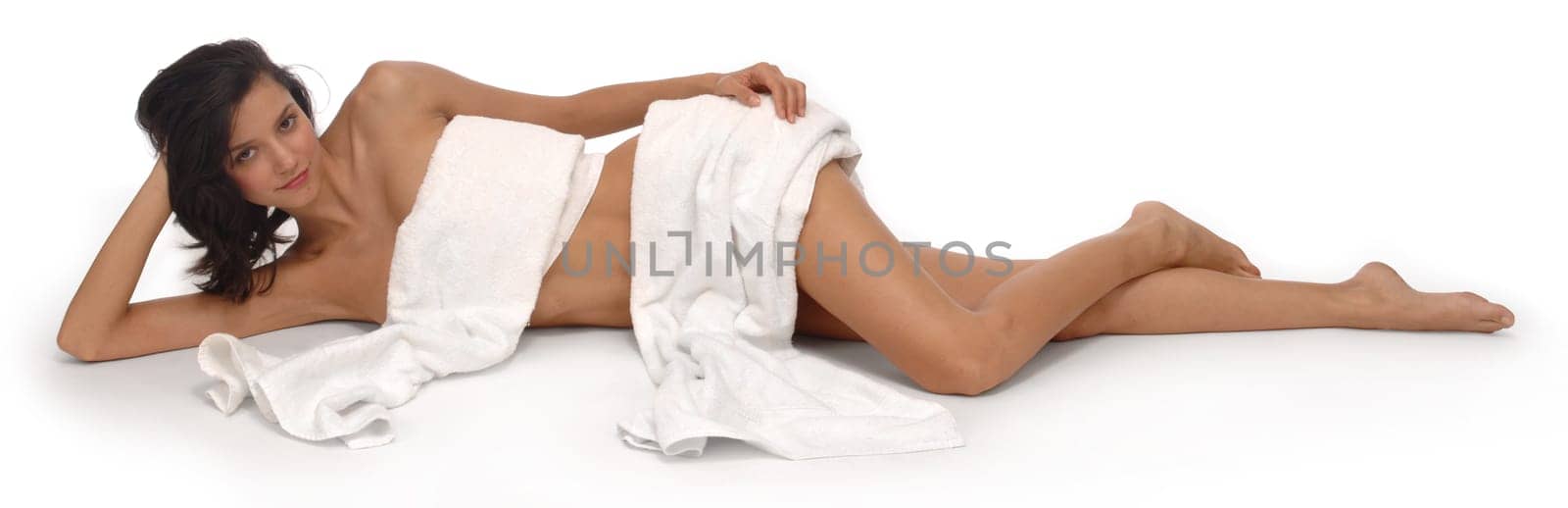 Woman after bath
