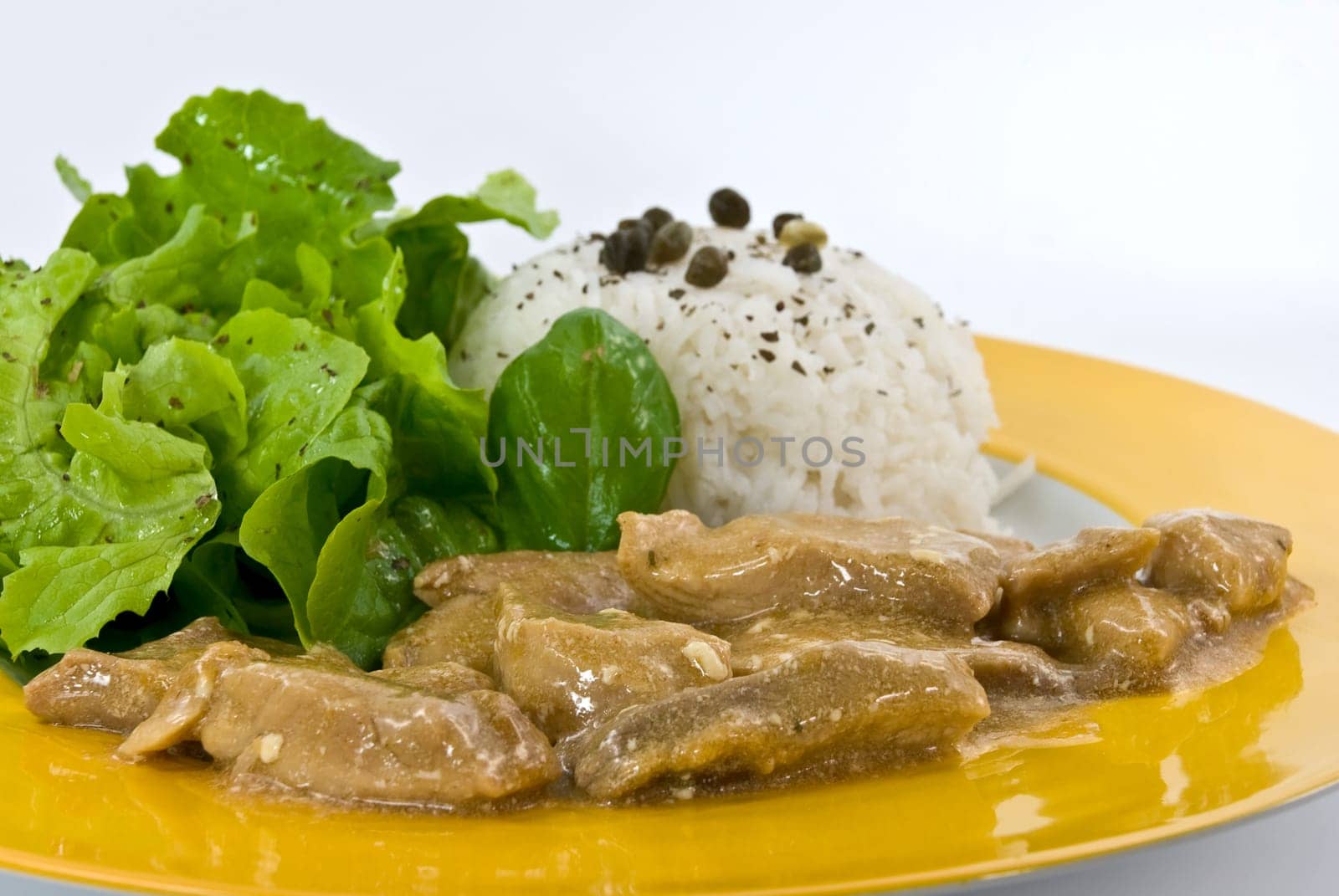 Gourmet sliced meat with re