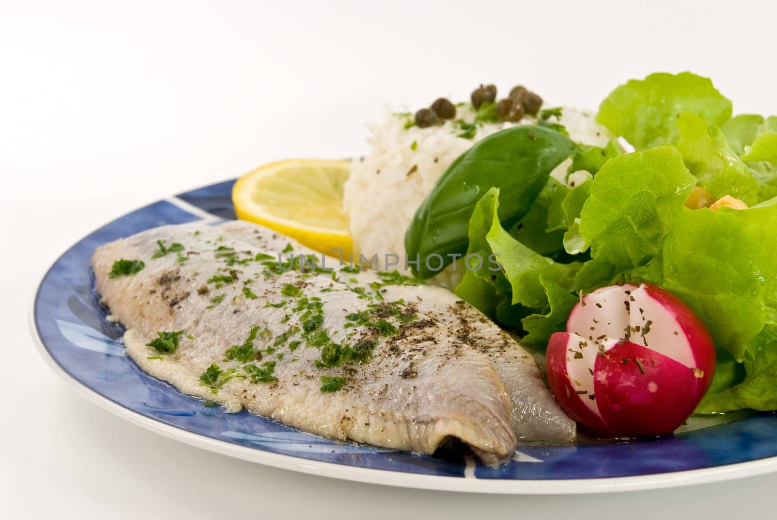 Gourmet Matjes Fillet with Sauce and Salad