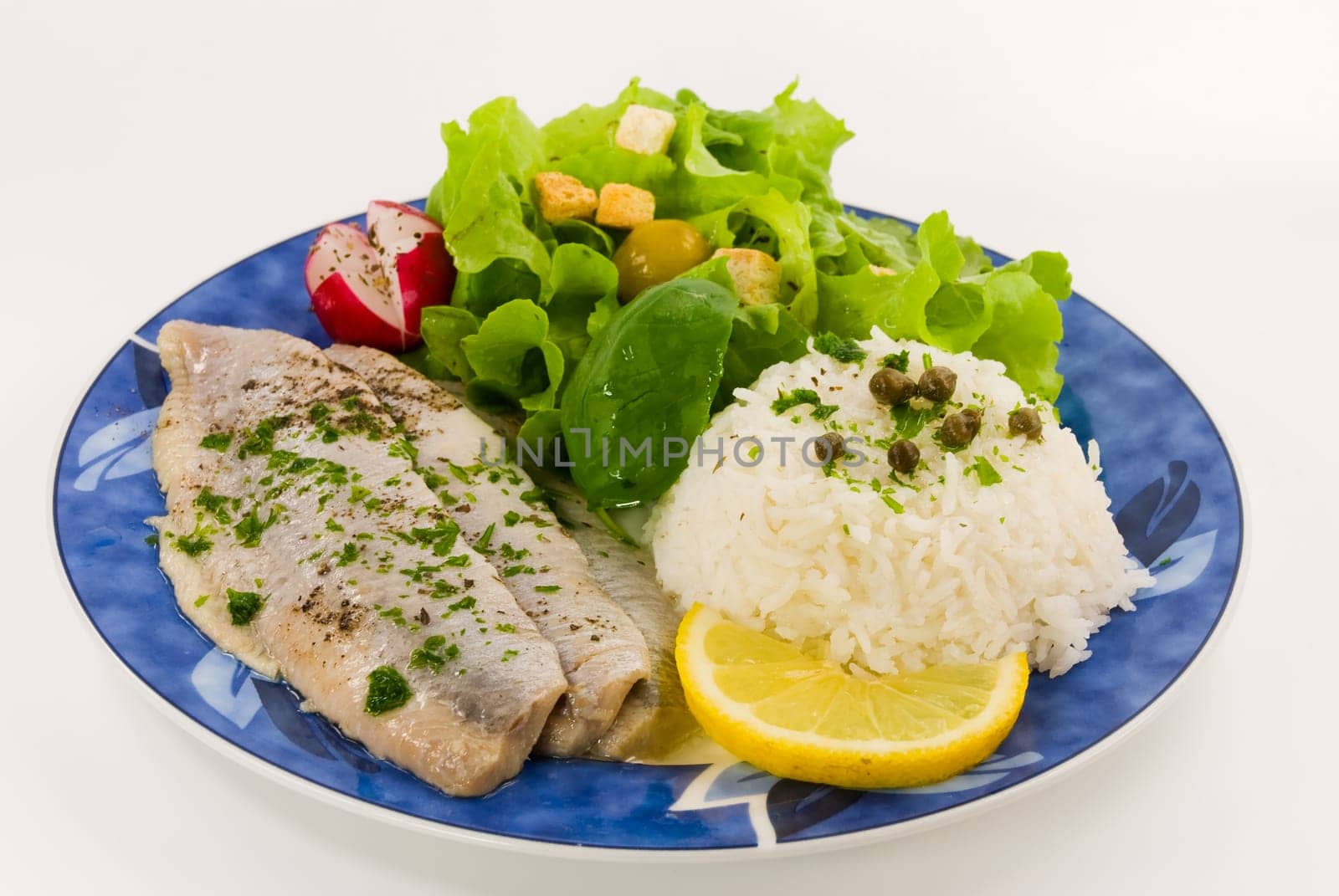 Gourmet Matjes Fillet with Sauce and Salad