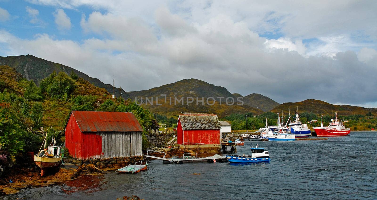 The port of the place where we stayed for 2 weeks....!:-)
