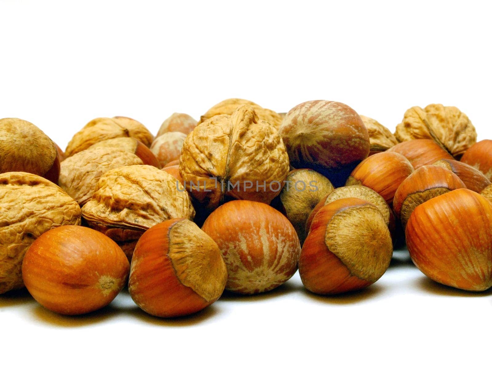 Walnuts and hazelnuts