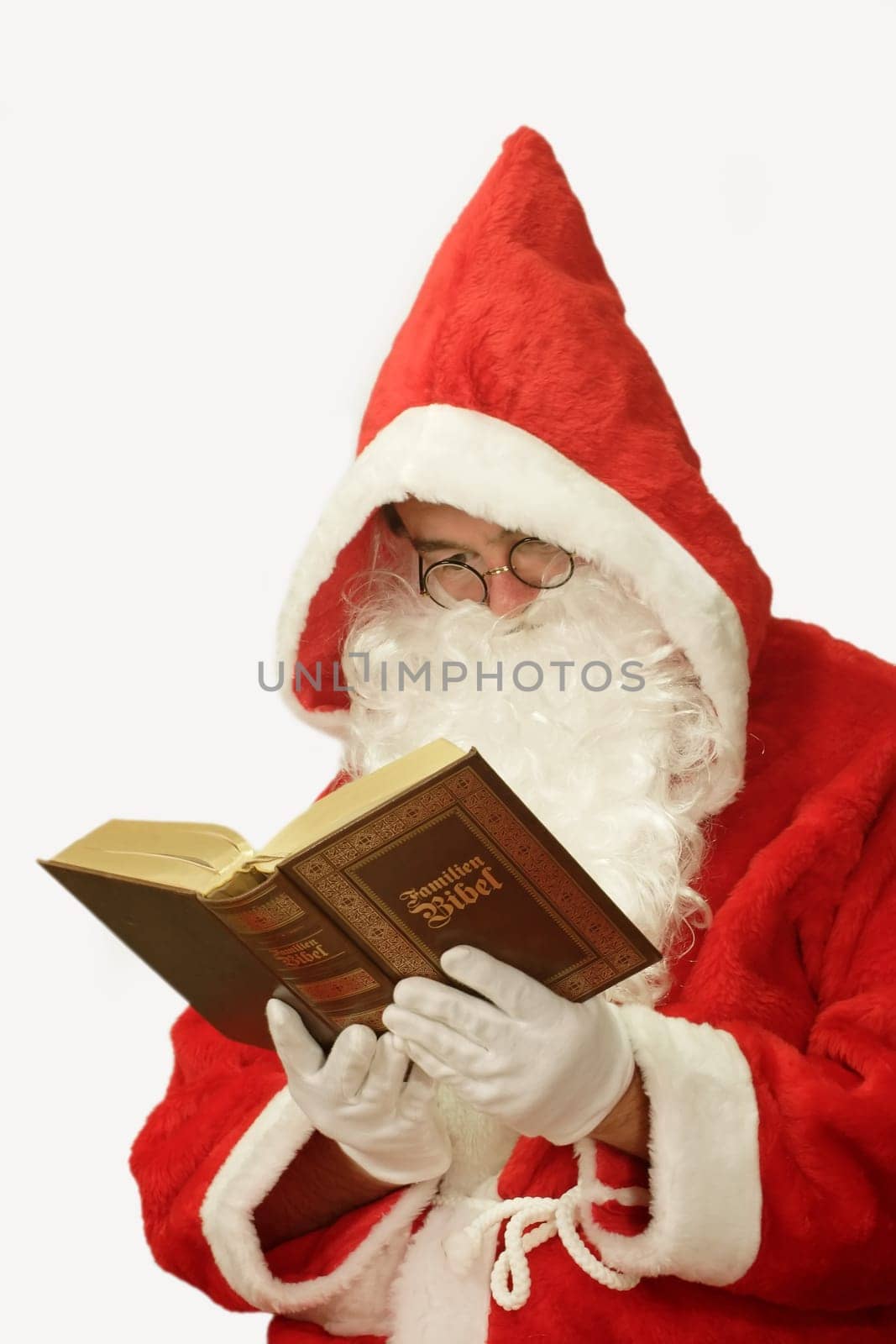Santa Claus with Bible