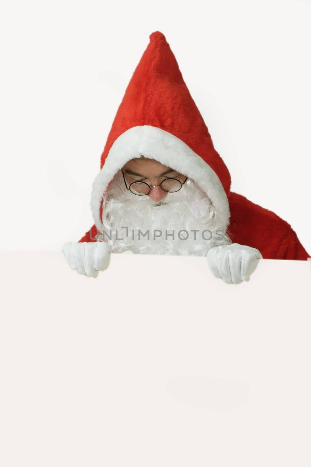 White advertising space