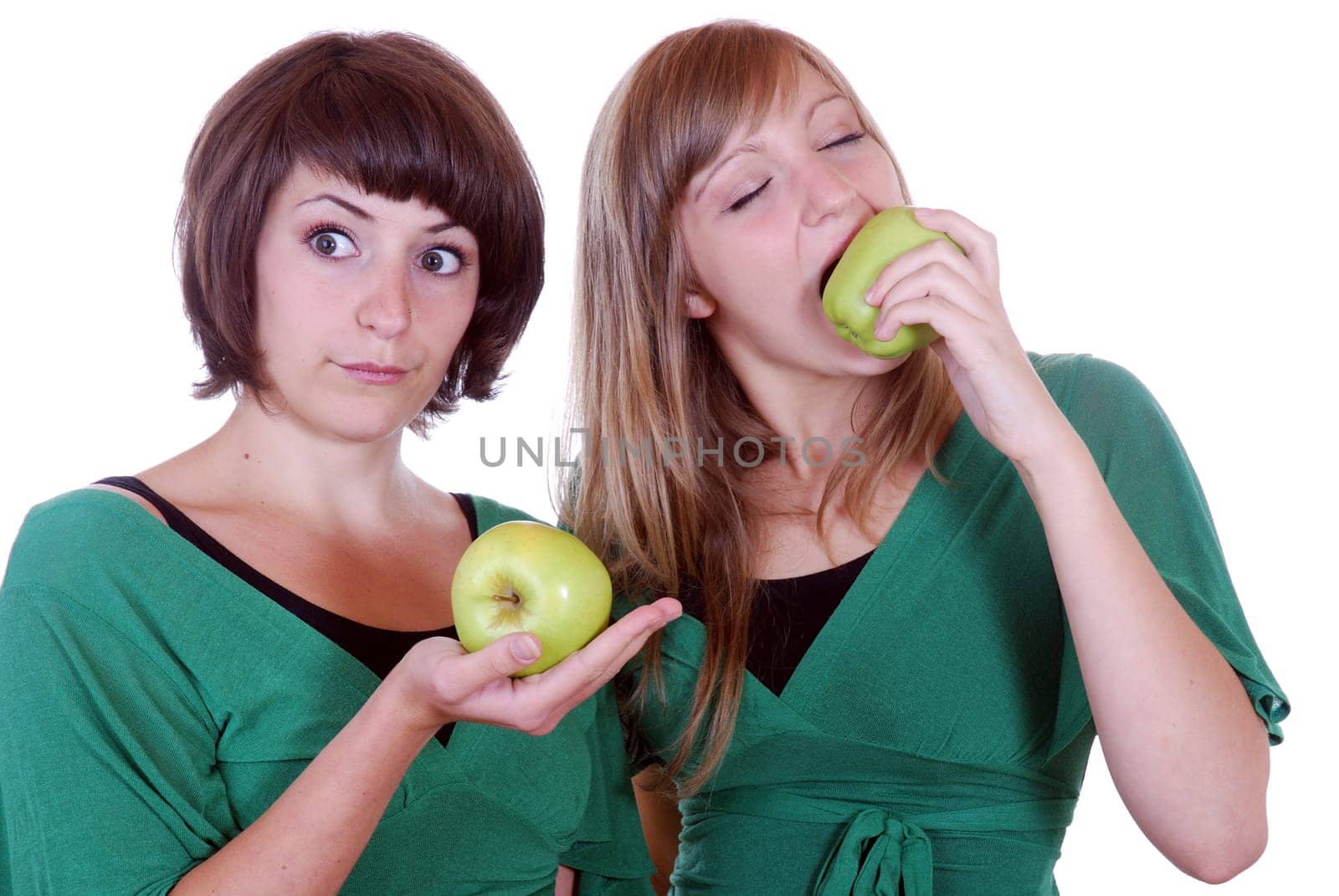 Eating apples