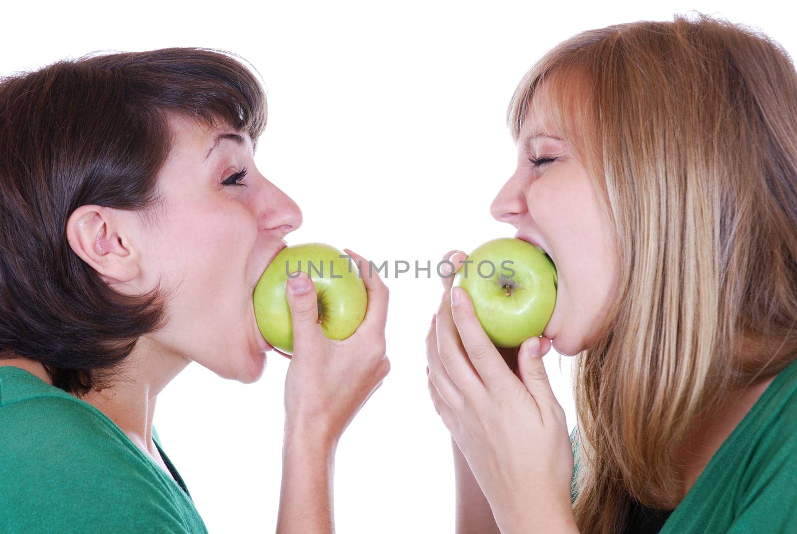 Eating apples