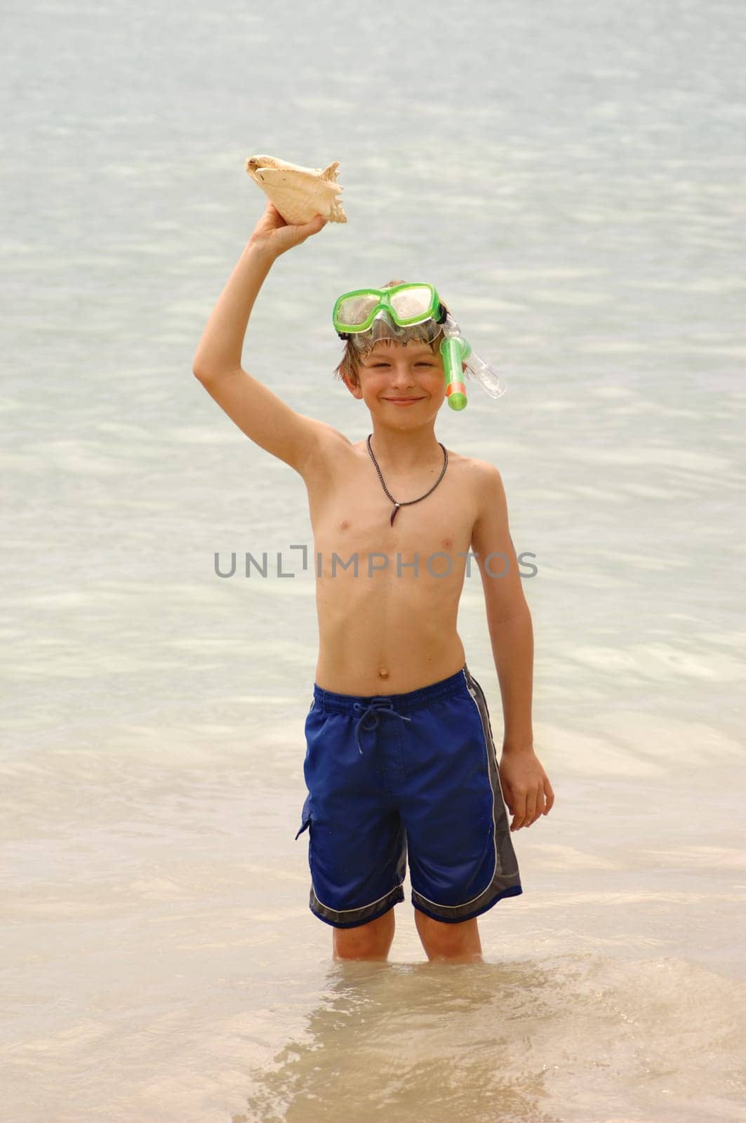 Boy with a shell