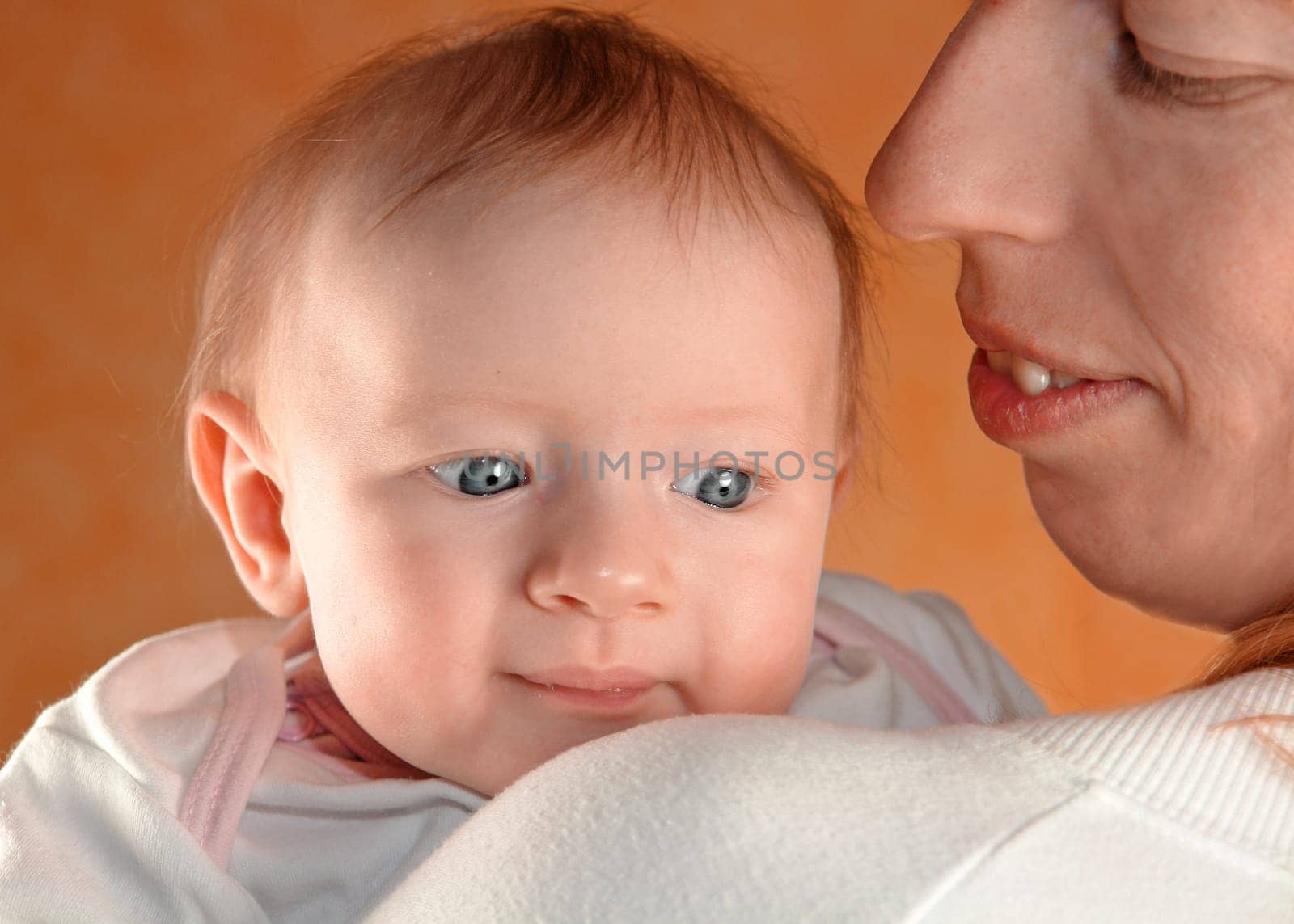 Young mother with her baby