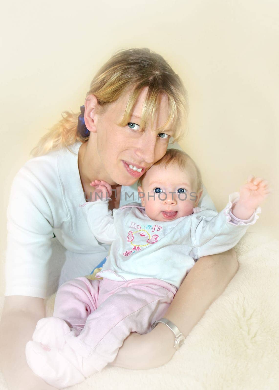 Young mother with baby