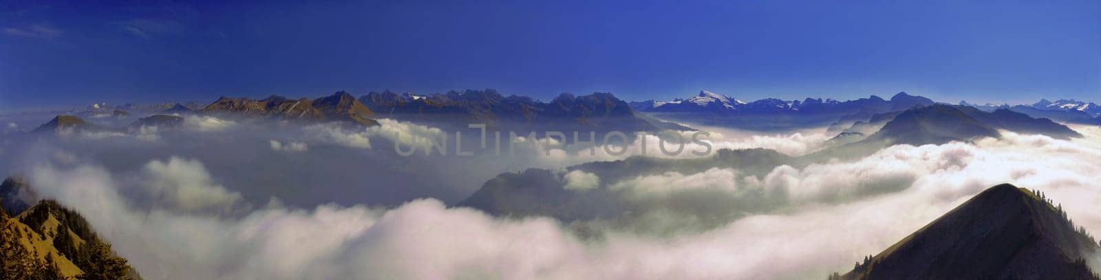 The panorama is composed of four individual images