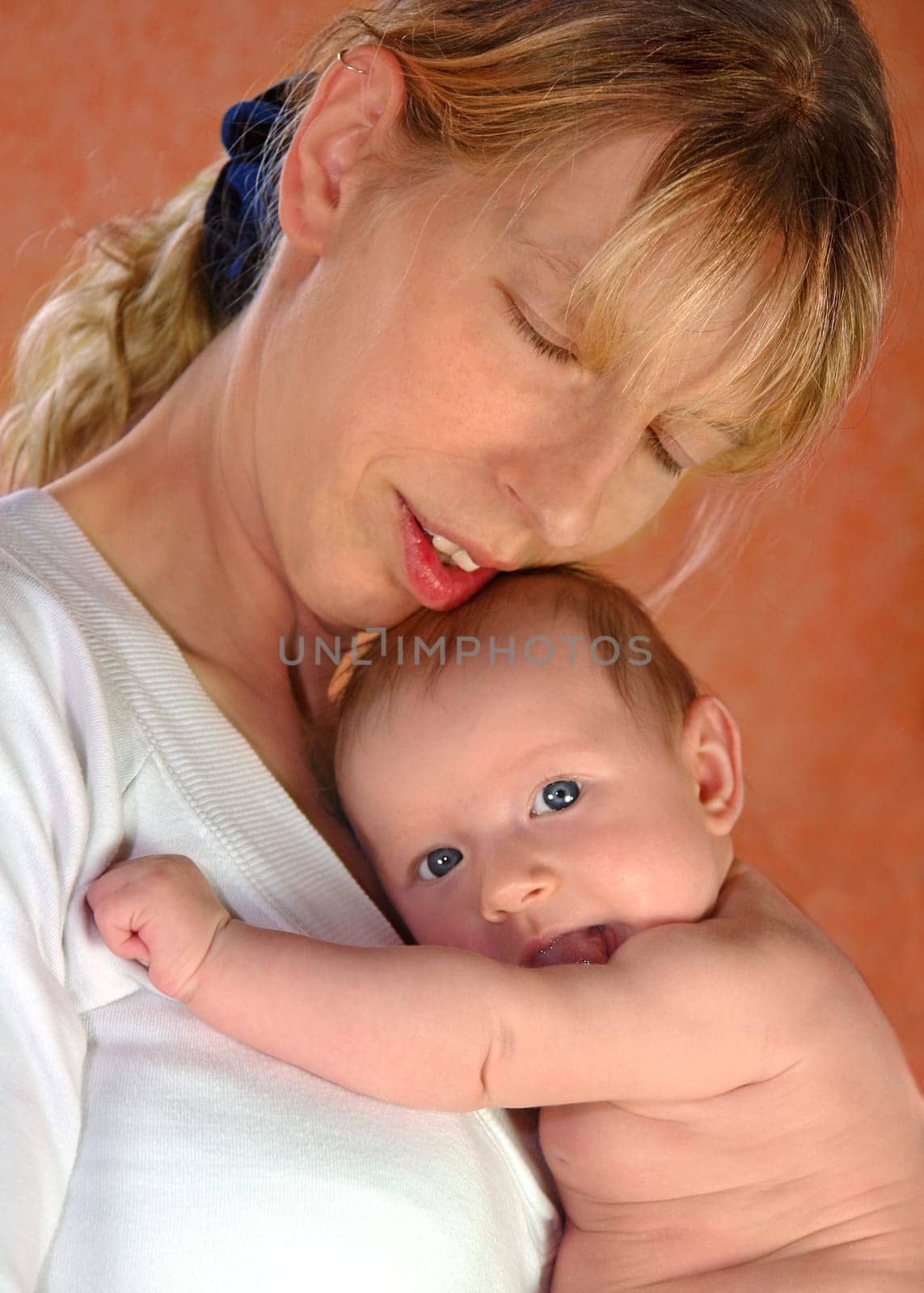 Young mother with baby