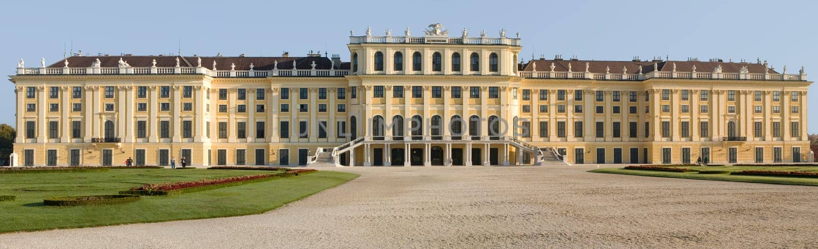 Panorama photo of Schönbrunn Palace,Vienna