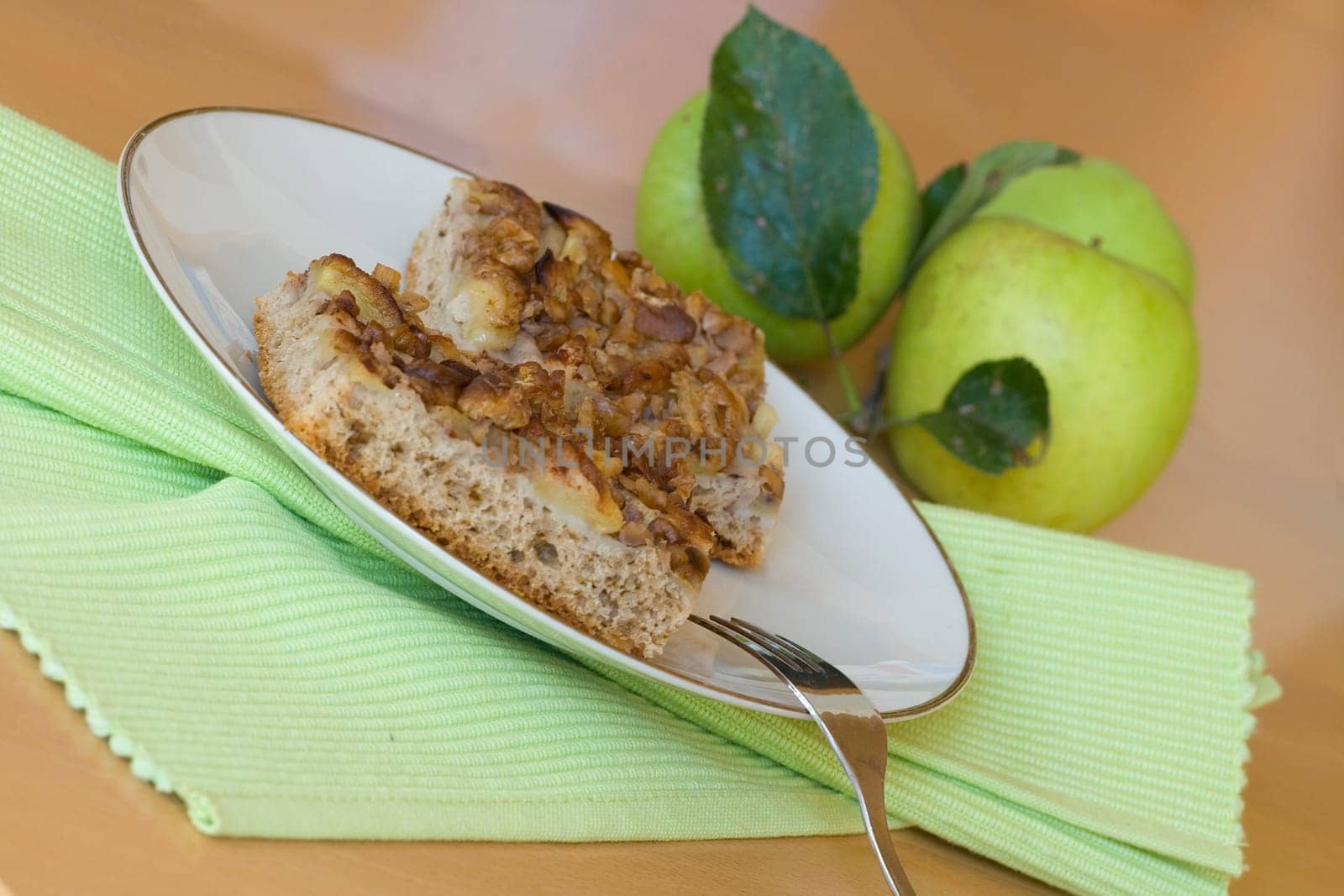 Apple Walnut Cake