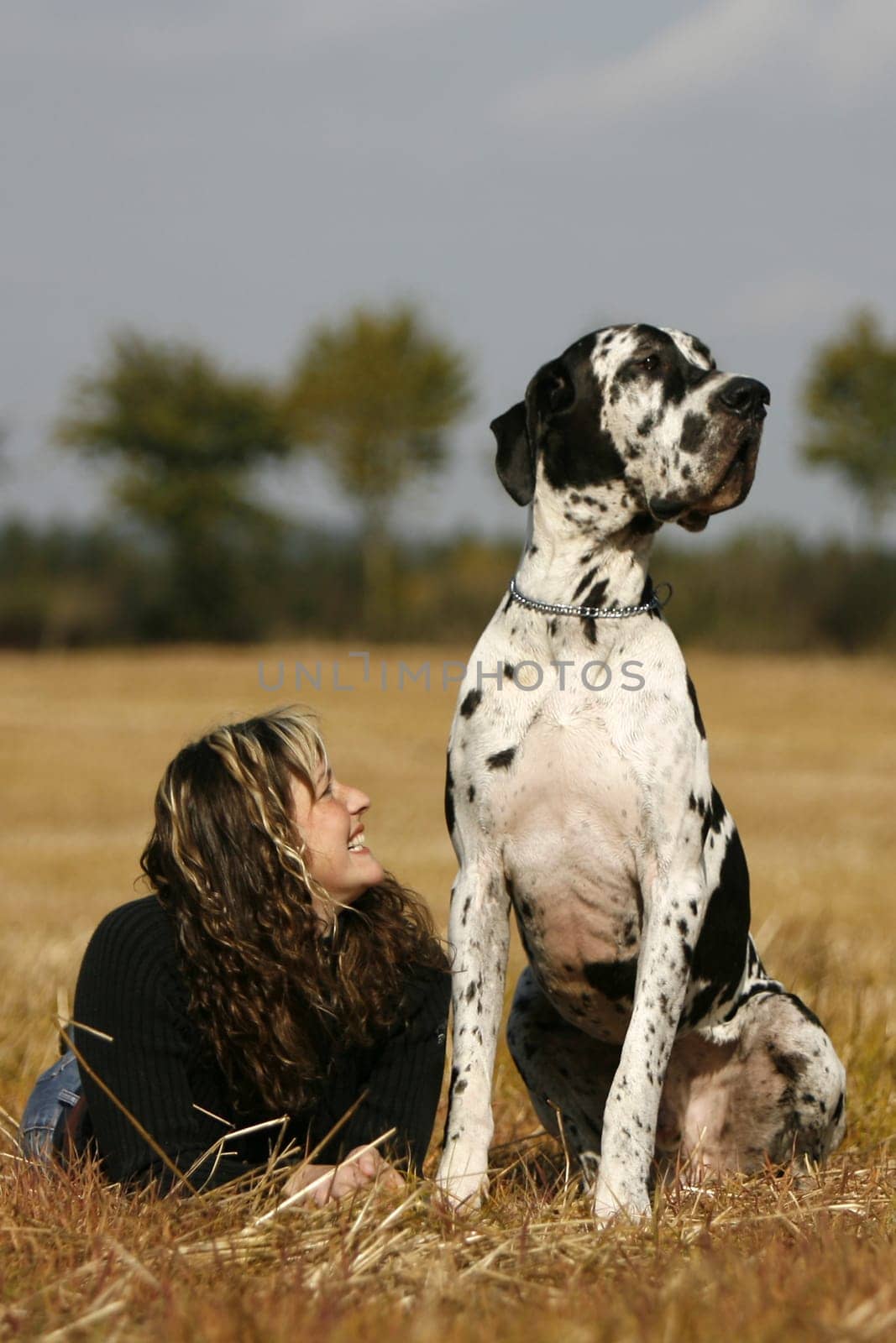 Woman with dog