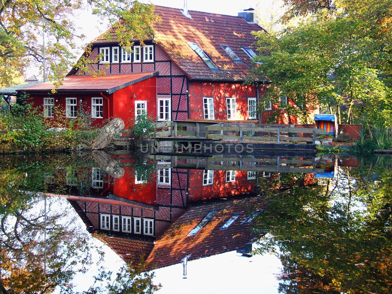 House by the pond