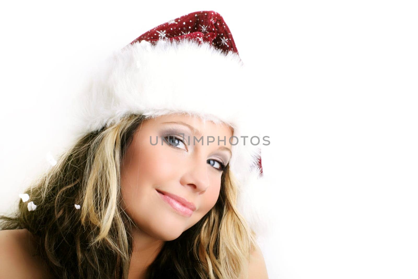 Woman at Christmas
