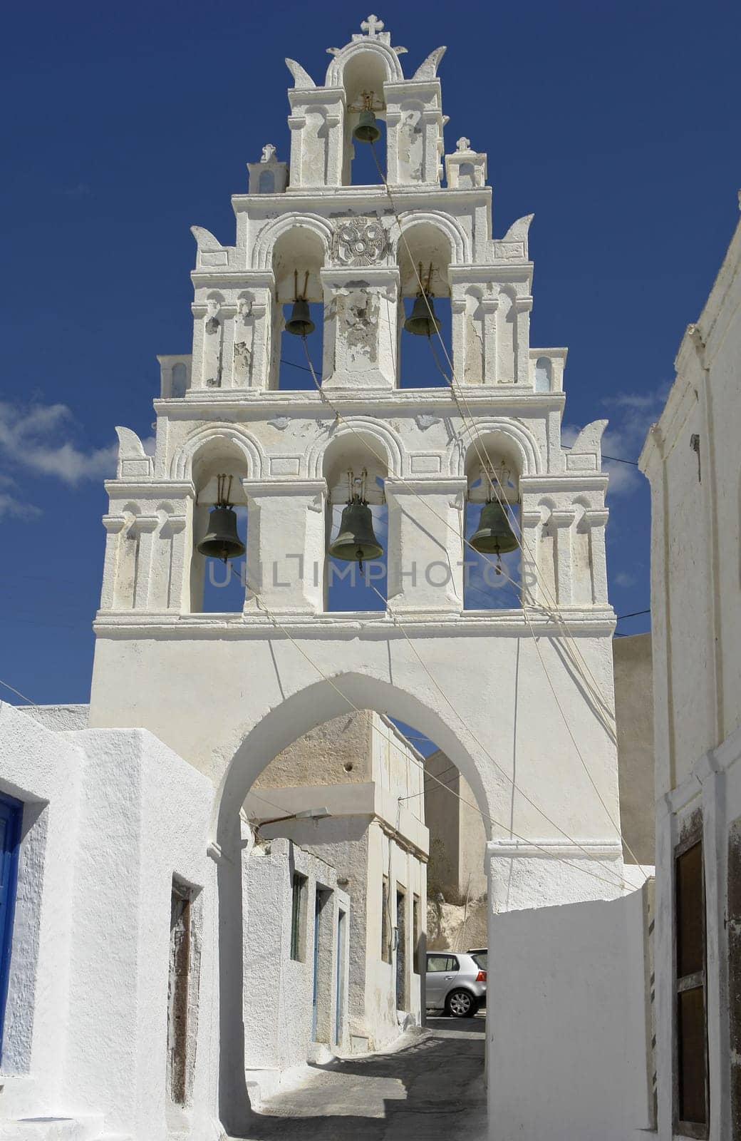 Bell tower in Megalochori