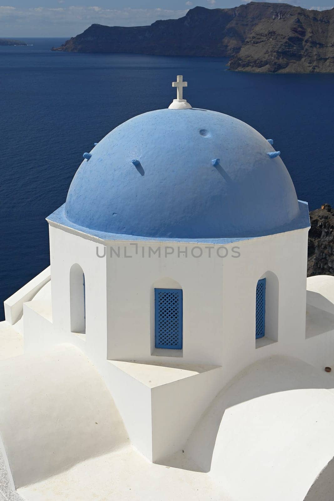 Blue Dome in Oia,Santorini