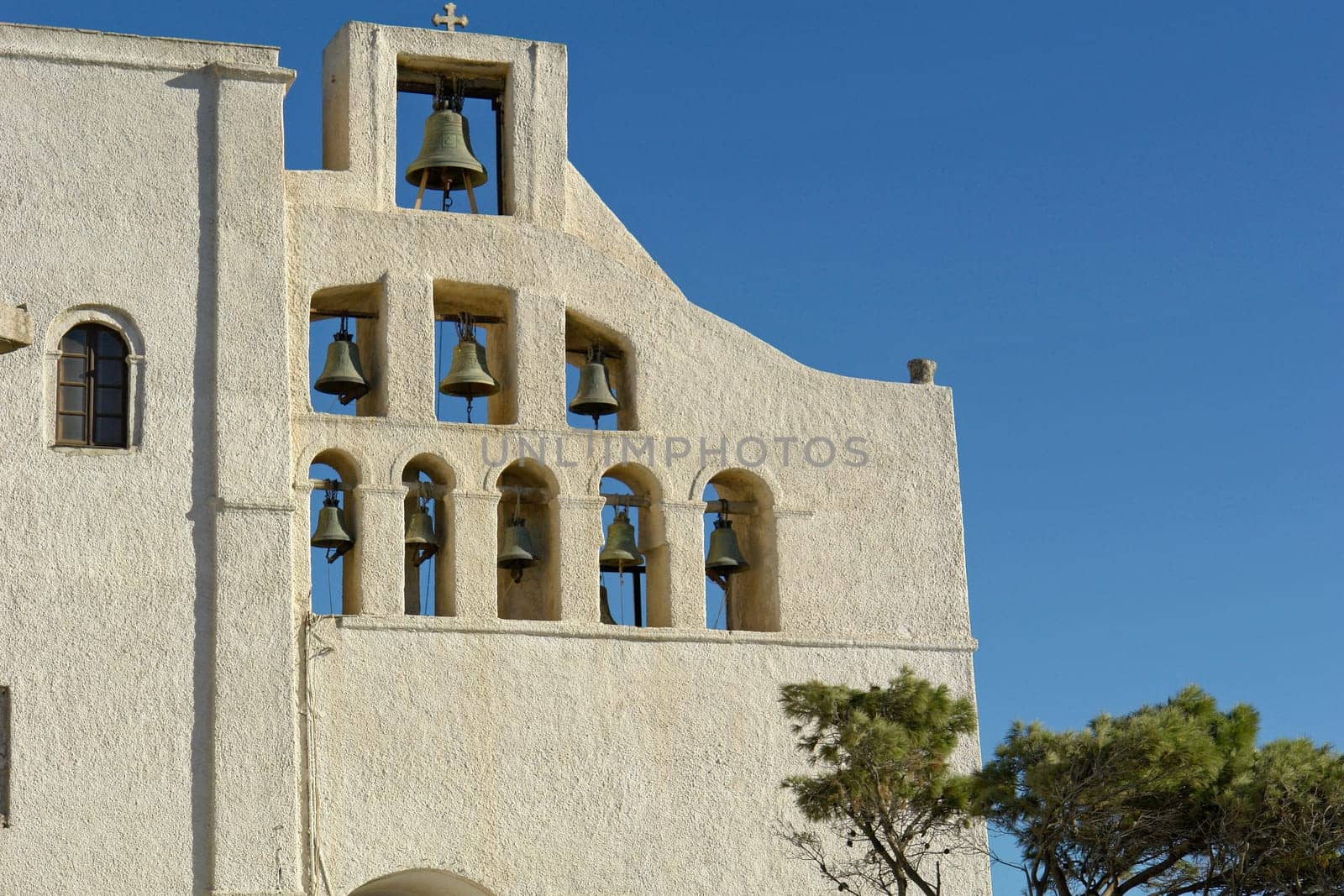 Bell tower on Profitis Ilias,Santorini