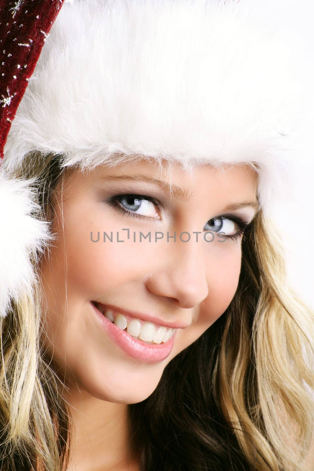Woman at Christmas