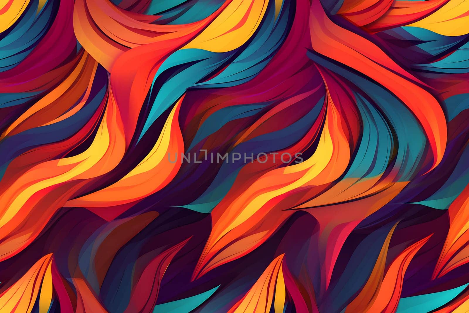 A cool seamless abstract doodle pattern inspired by 00s, neural network generated image by z1b