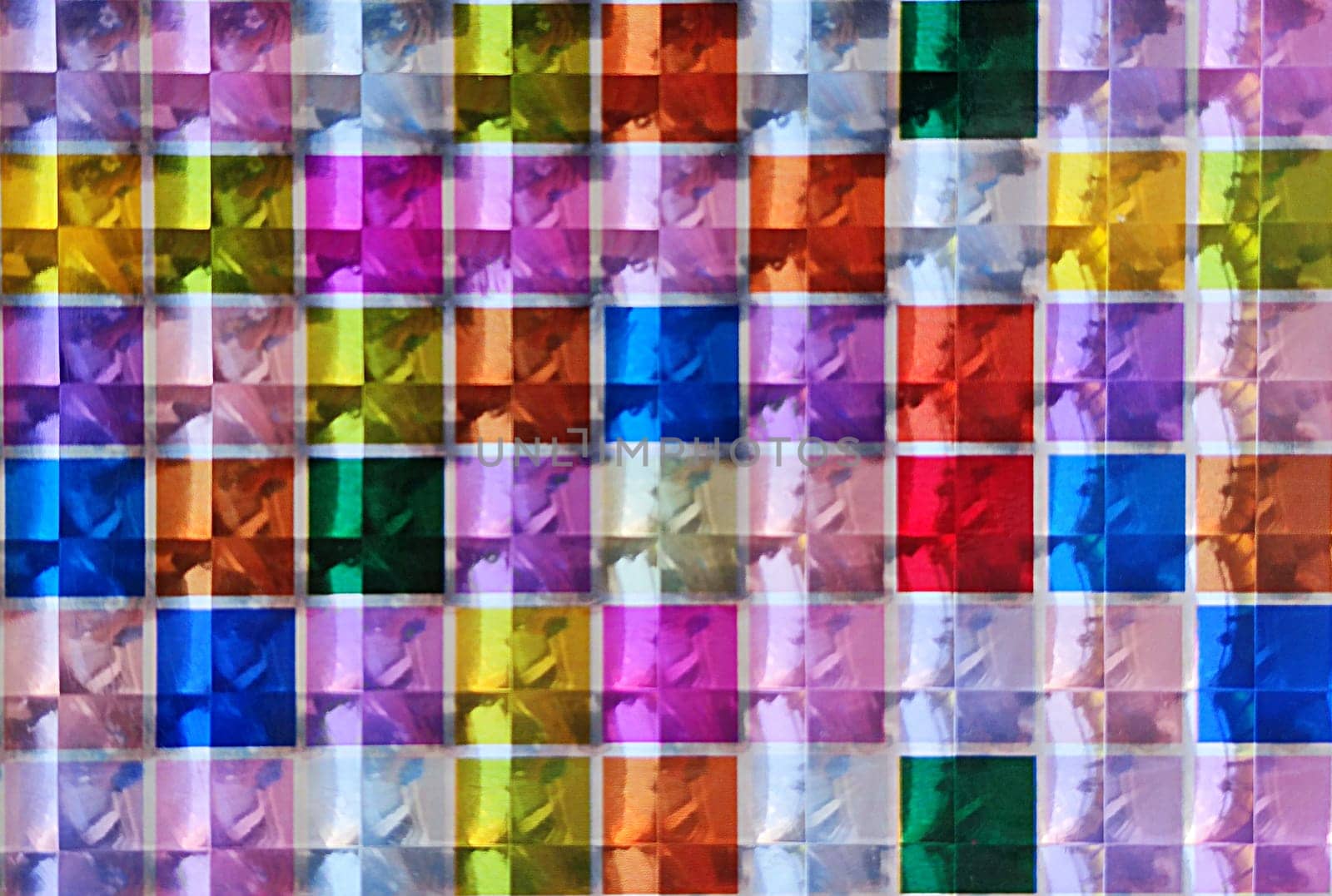 multicolored geometric plastic texture for abstract background.