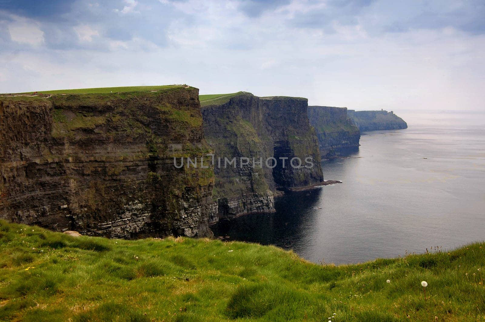 Steep coastline